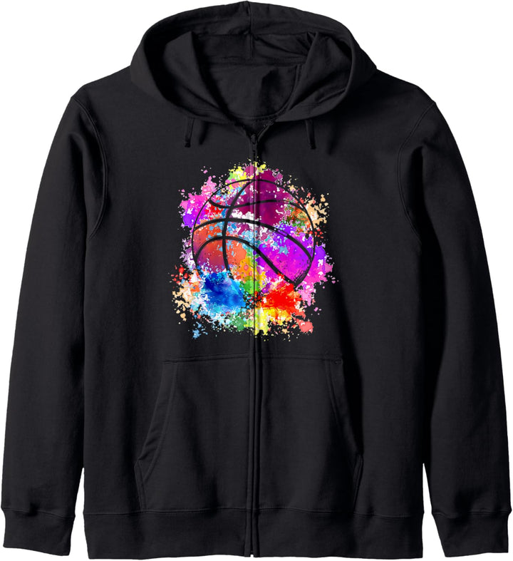 Basketballer Basketballspieler Kinder Streetball Rebound Kapuzenjacke