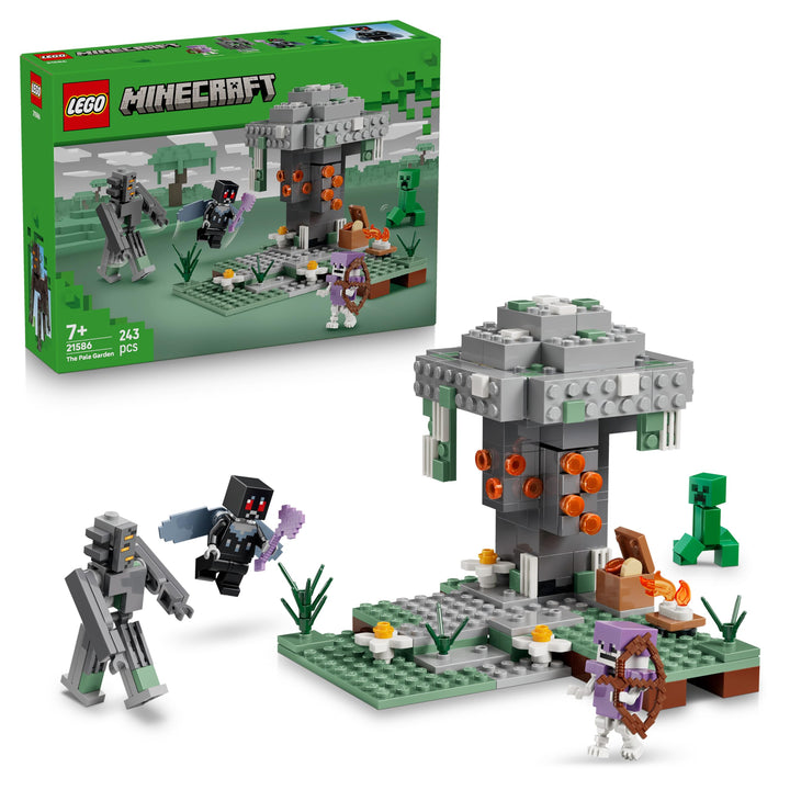LEGO Minecraft Blasser Garten - Kreatives Spielzeug für Kinder - Spielzeugbiom für Jungen und Mädche