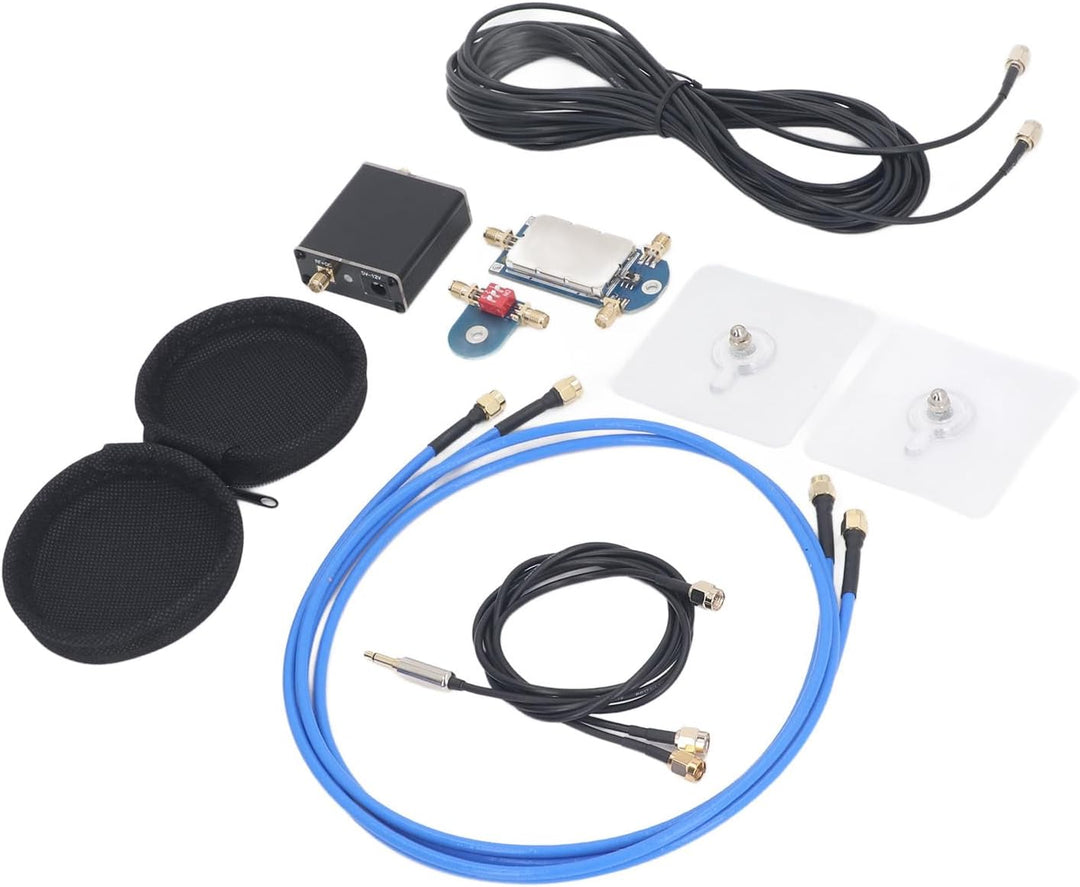 Kleine Loop-Antenne, Vollband-High-Gain-HF-AM-FM-VHF-UHF-SDR-Loop-Aktivempfängerantenne 5-12 V