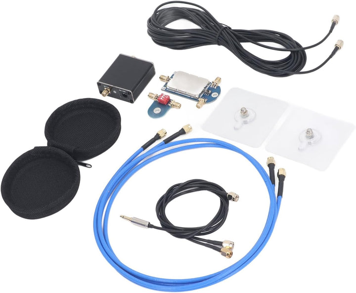 Kleine Loop-Antenne, Vollband-High-Gain-HF-AM-FM-VHF-UHF-SDR-Loop-Aktivempfängerantenne 5-12 V