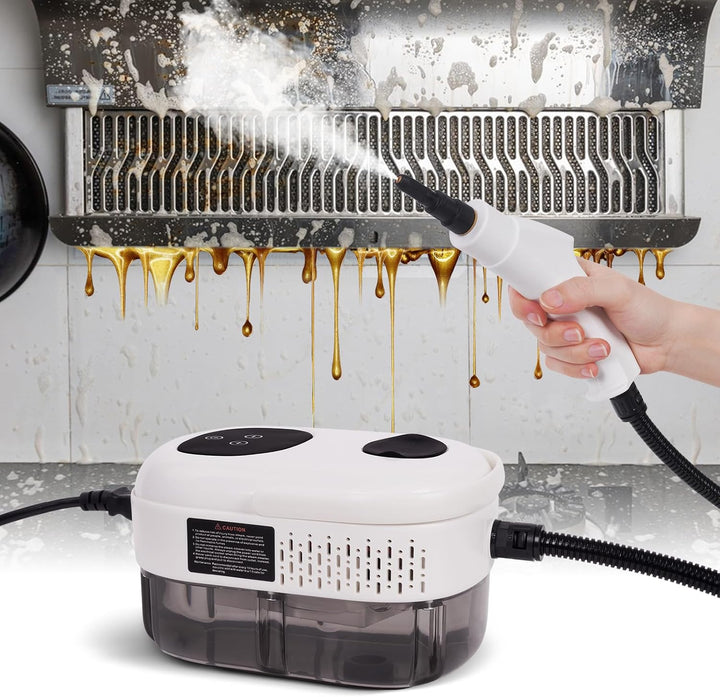 Dampfreiniger Tragbarer 2500W 1000ML Dampfreiniger Handgerät Wassertank mit 6 Geschwindigkeiten eins