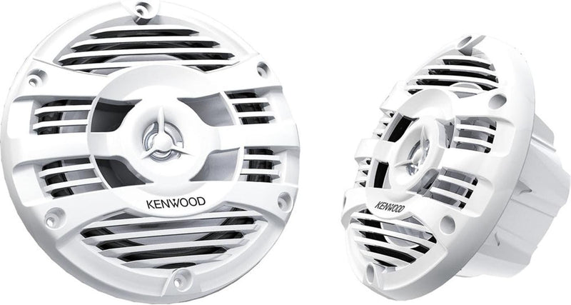 Kenwood KFC-1653MRW 6.5" 2-Way Marine Speakers Pair (White)