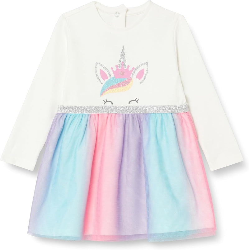 Chicco Baby-Mädchen Langen Ärmeln Lässiges Kleid 2 Jahre Mehrfarbig, 2 Jahre Mehrfarbig