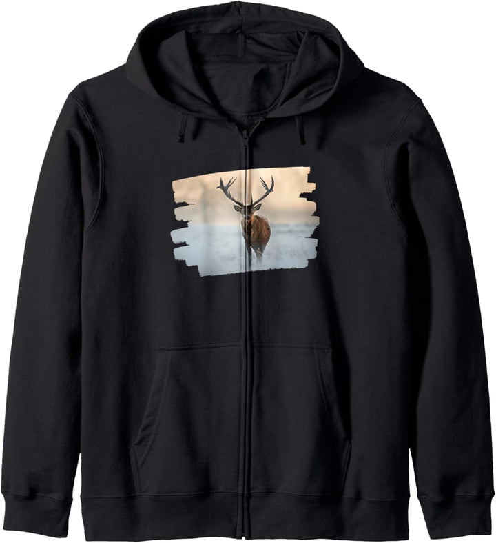 Rothirsch Kapuzenjacke
