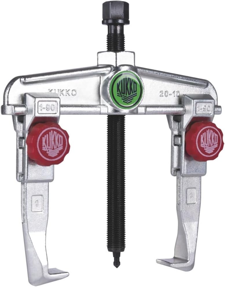 Kukko 20-1+ Abzieher zweiarmig T.100mm W.90mm Schnellverstellung Handstellrändel 90 x 100 mm, 90 x 1