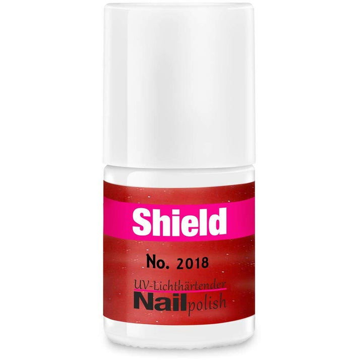 Gel-Lack - Shield Lack - LED & UV-Nagellack Pearly-Red-Orange 2018, Pearly-Red-Orange 2018