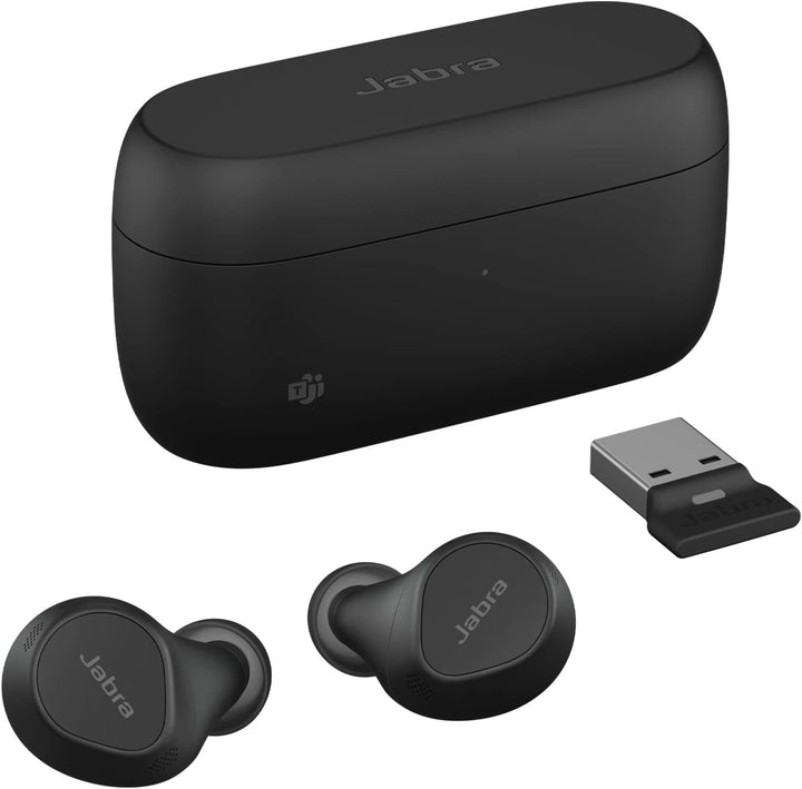 Jabra Evolve2 Buds True Wireless In-Ear-Bluetooth mit aktiver Geräuschunterdrückung, MultiSensor Voi
