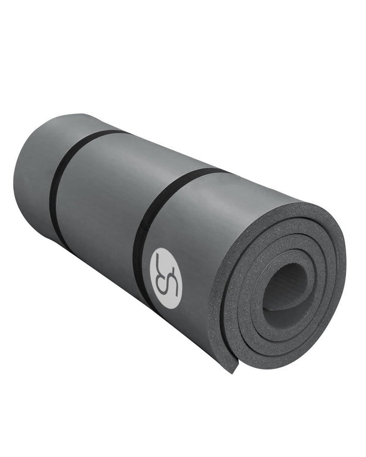 NBR Yogamatte 195×61cm 20mm Dicke Fitness Matte Gymnastikmatte für Pilates Gym Workout Zuhause mit T