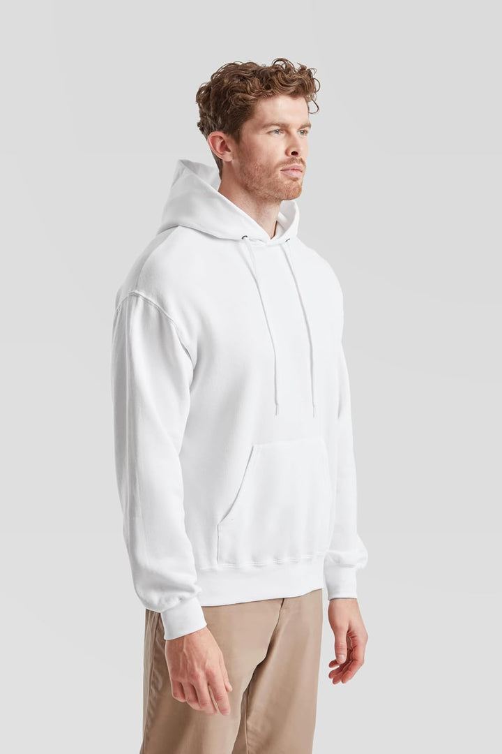 Fruit of The Loom Herren Ss106m Kapuzenpullover L Weiss, L Weiss