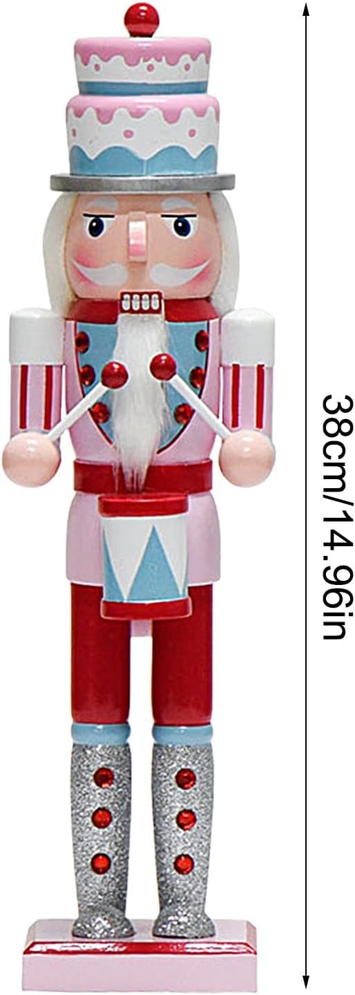 Nussknacker-Weihnachtsschmuck, Nussknacker-Figur aus Holz, Ornamente von Nussknacker-Figuren - dekor