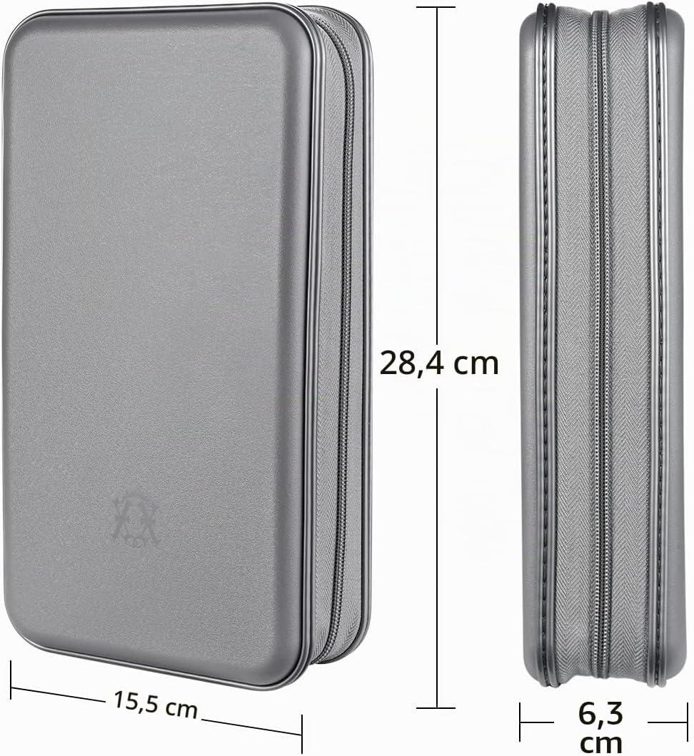 DVD-Tasche,96 Kapazität CD-Hülle Halter Lagerung Veranstalter Hartplastik Schutz Disc-Geldbörse für