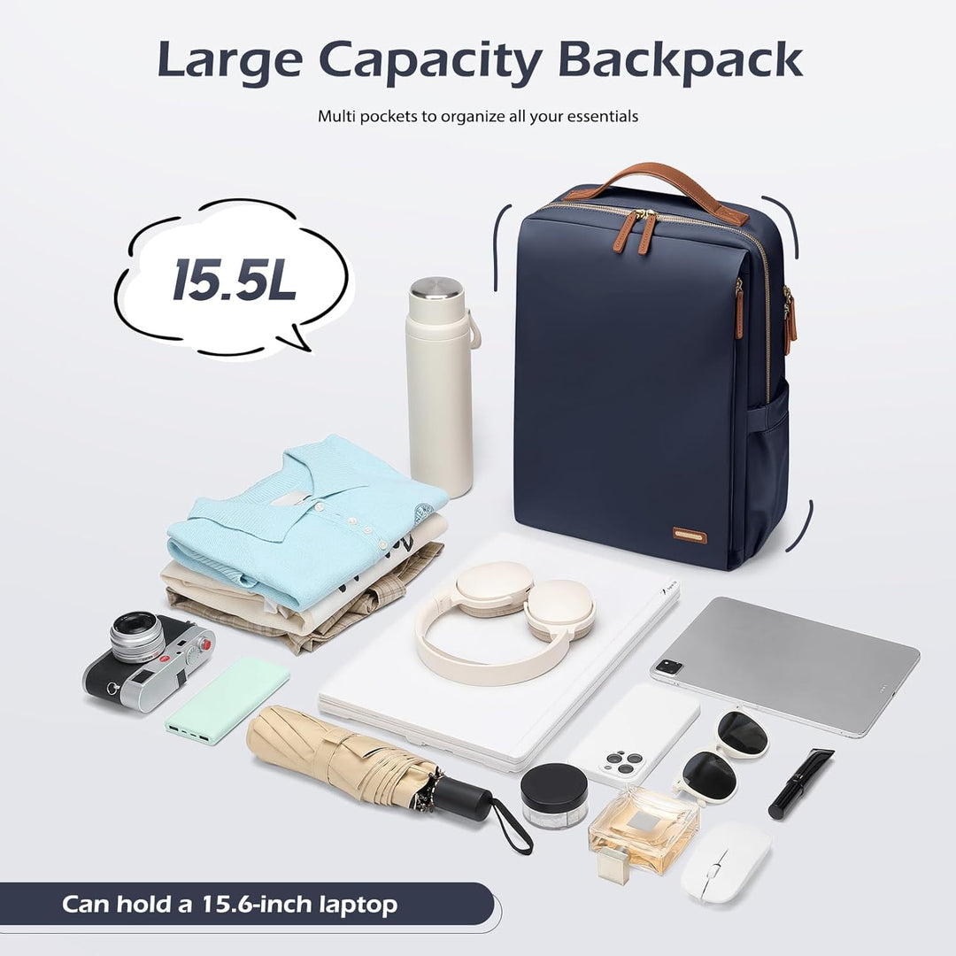 Stilvoller Laptop Rucksack für Damen von Fluggesellschaften zugelassen, Perfekt für die Arbeit das C