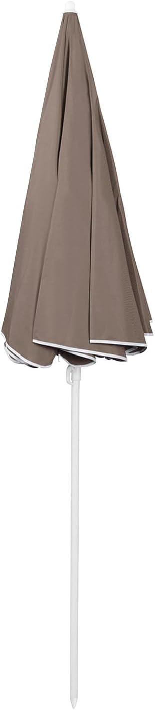 Sekey 160 cm Sonnenschirm Strand mit Schutzhülle für Balkon Garten & Terrasse Neigungswinkel und Höh