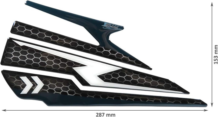 BIKE-label Tankpad Set kompatibel für KTM 1290 Super Duke R ab BJ 2020-850001