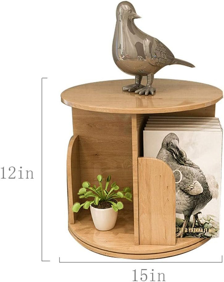 xuejuanshop Büro Bücherregal Desktop rotierende Bücherregal Bürospeicherregal Organizer Bürobedarf M