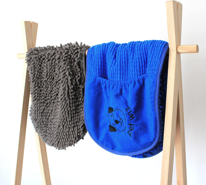 pet wiz Mikrofaser-Handtuch für Nudeln/Chenille, super saugfähig, schnell trocknend, leicht, mit pra