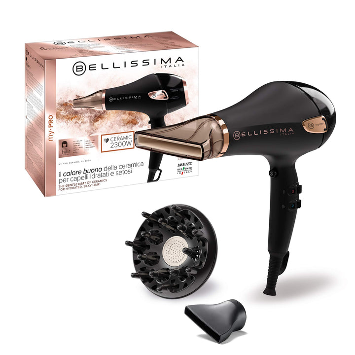 Bellissima My Pro Ceramic P5 3800 Professioneller Haartrockner für weiches und strahlendes Haar, Ker