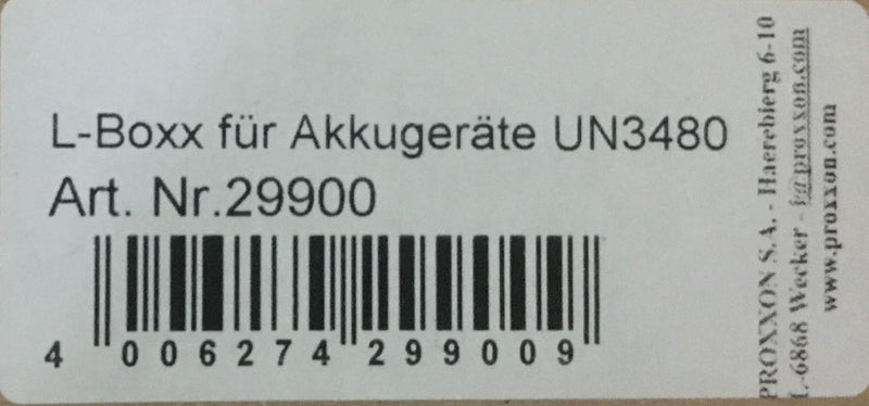 Proxxon Akku Basis-Set LBX/A (L-Boxx inkl. 2 Akkus 2,0 Ah, Spannung 12,6 V, Koffer für Elektrowerkze