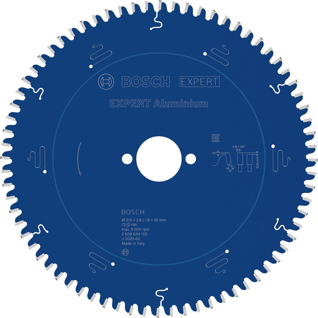 Bosch Accessories Bosch Professional 1x Kreissägeblatt Expert for Aluminium (für Aluminium, Sägeblat