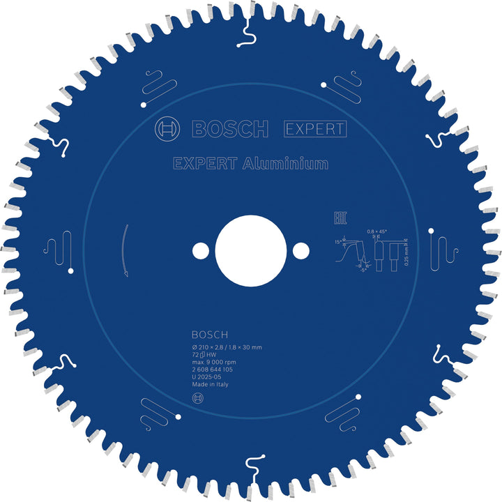 Bosch Accessories Bosch Professional 1x Kreissägeblatt Expert for Aluminium (für Aluminium, Sägeblat