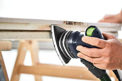 Festool Deltaschleifer DTS 400 REQ (mit Schleifschuh, Protector, Longlife-Staubfangbeutel)