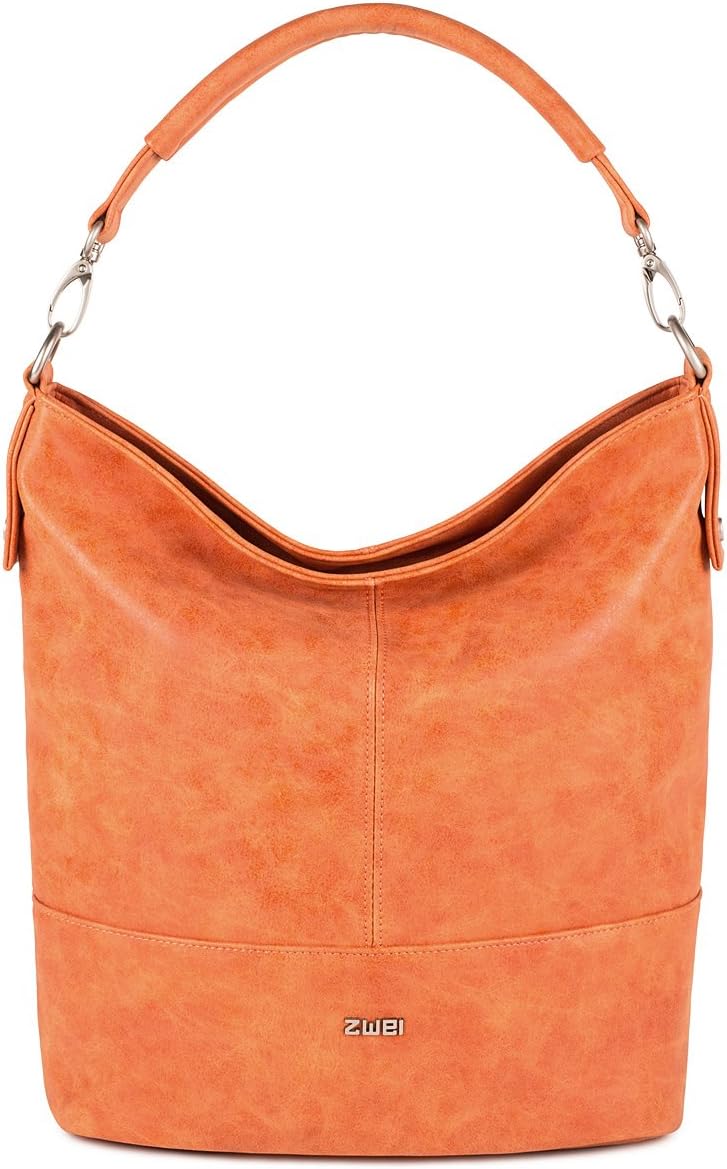 zwei Mademoiselle M13 Schultertasche 34 cm Orange, Orange