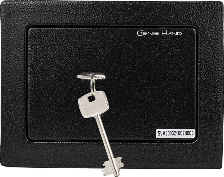 Genie Hand – Mechanische Tresorbox mit Einwurfschlitz– Doppelbartschloss (mini), mini