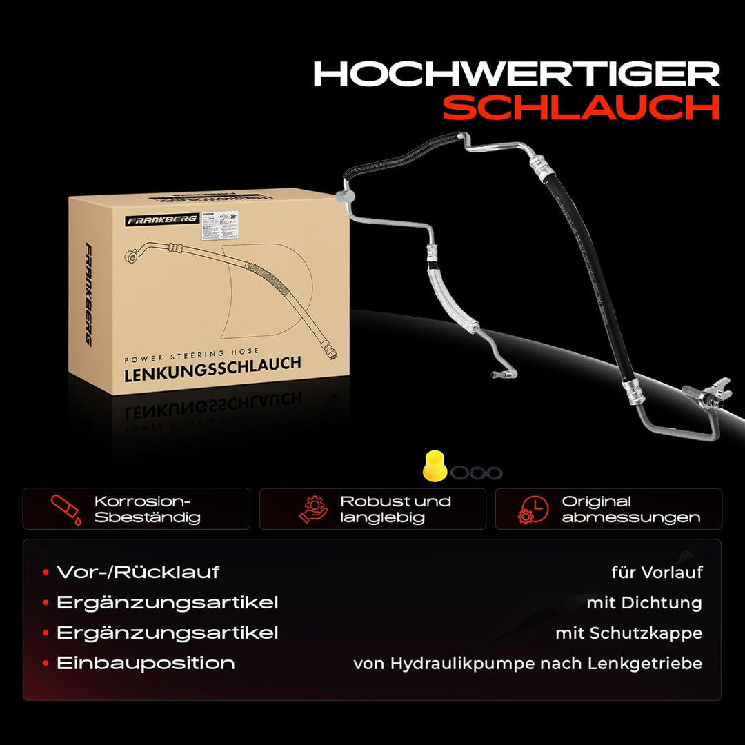 Frankberg Servolenkung Schlauch Kompatibel mit Saxo S0 S1 1.0L-1.6L 1996-2004 206 SW 2E/K 1.1L-1.6L