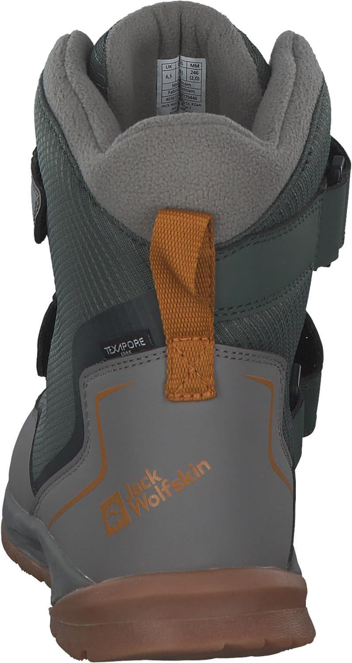 Jack Wolfskin Unisex Kinder Polar Bear Texapore High Vc K Schneestiefel 26 EU Slate Green, 26 EU Sla