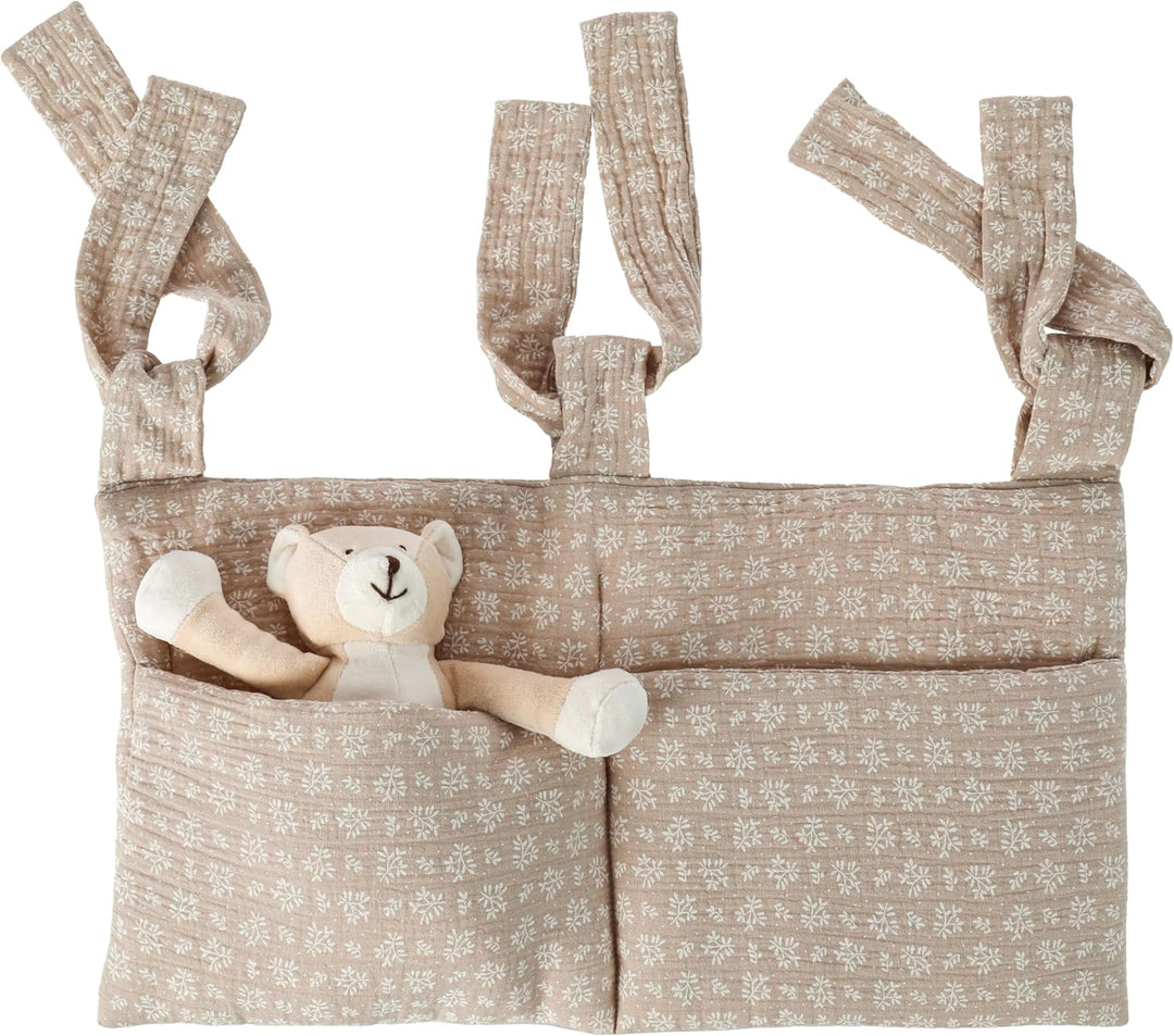 Hausbett Himmel - 100% Baumwolle - Betthimmel Hausbett aus Musselin - Bett Vorhang Kinderbett - Himm