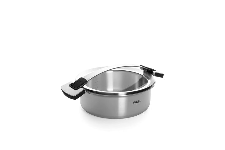 Woll Concept PRO Bratentopf mit Deckel-Induktiv, Ø 24 cm, 9 cm hoch, 4,0l-Geeignet für alle Herdarte