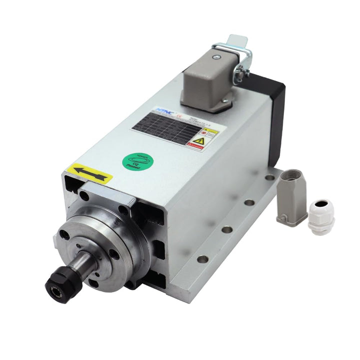 CNC-Spindelmotor 2.2 kW, 2200 W, 220 V, 400 Hz, 24000 U/min, luftgekühltes Spindel mit 2.2 kW HS320
