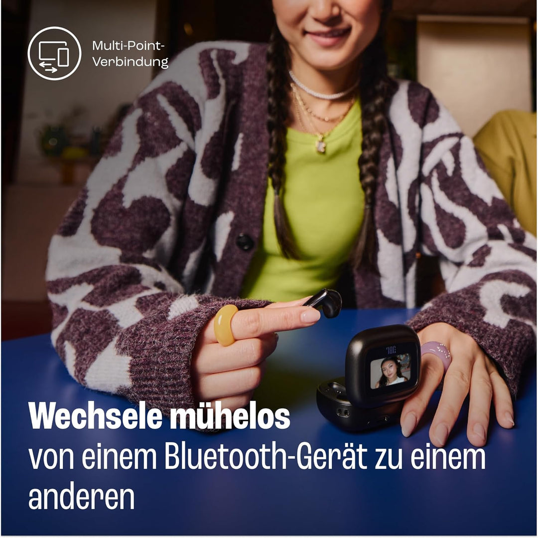 JBL Live Flex 3, Wireless Earbud-Kopfhörer mit Bluetooth, 50 Stunden Akkulaufzeit, True Adaptive Noi