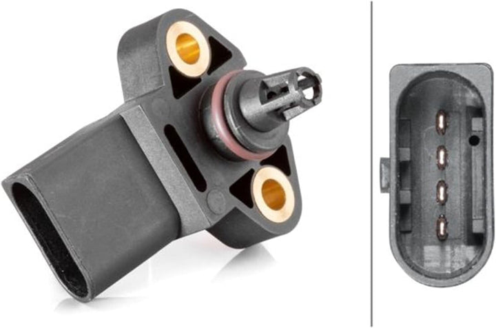 HELLA 6PP 013 400-041 Sensor, Ladedruck - 4-polig - mit Dichtring