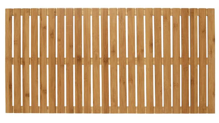 WENKO Baderost Bambus 100 x 50 cm, rutschfeste Badewannenmatte Antirutschmatte Mod. Indoor u. Outdoo