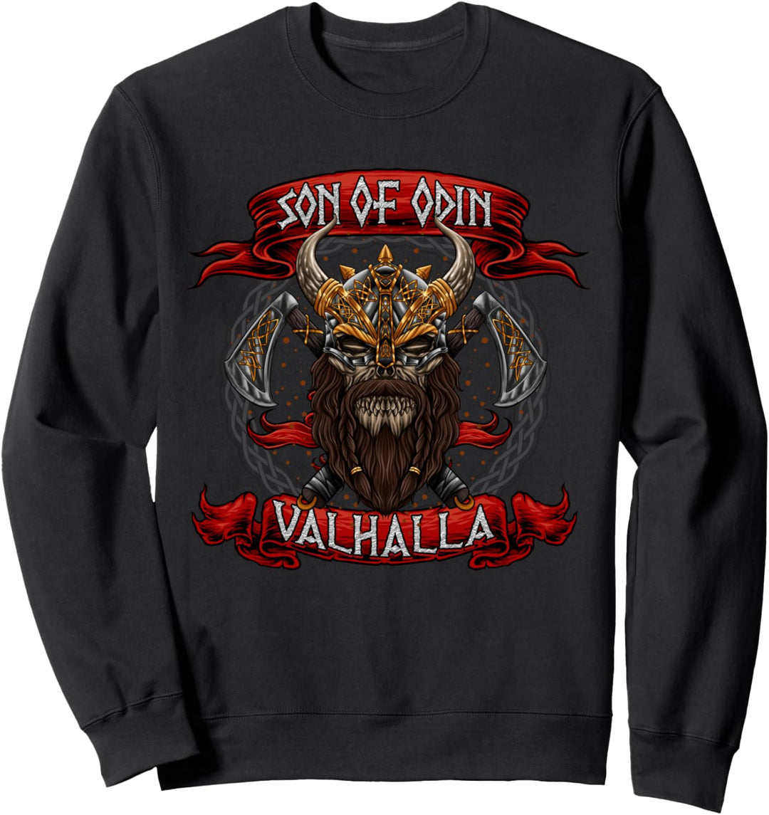 Sohn des Odin - Walhalla - Nordischer Krieger Wikinger Sweatshirt