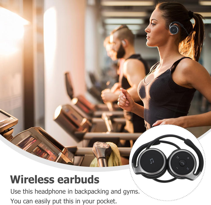 COHEALI Kabellose On Ear Sportkopfhörer mit Mikrofon Kompakt und Leicht Ohrbügel Kopfhörer für Smart