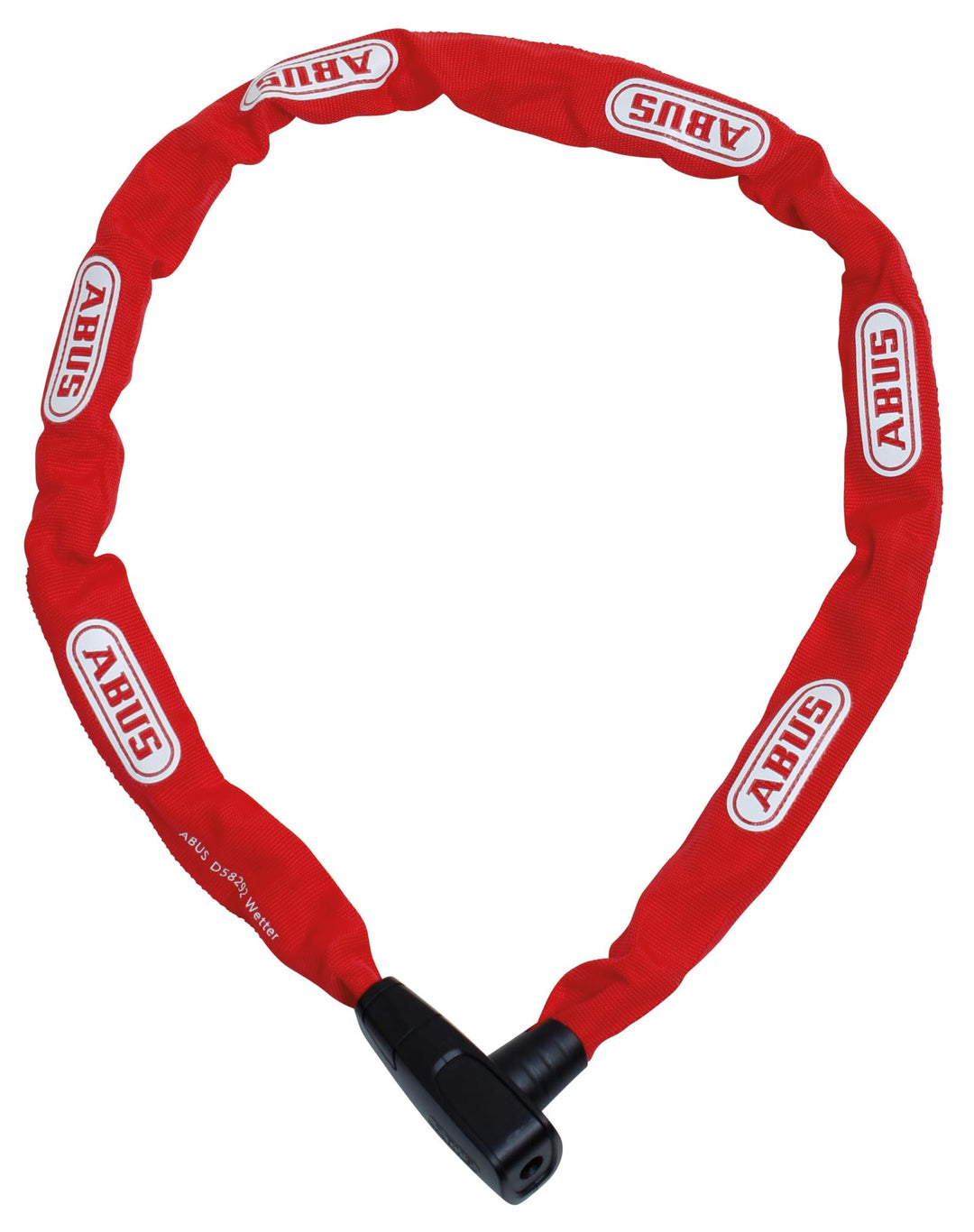 ABUS Unisex – Erwachsene 6800/85 BK 2.0 Kettenschlösser 110 cm Rot, 110 cm Rot