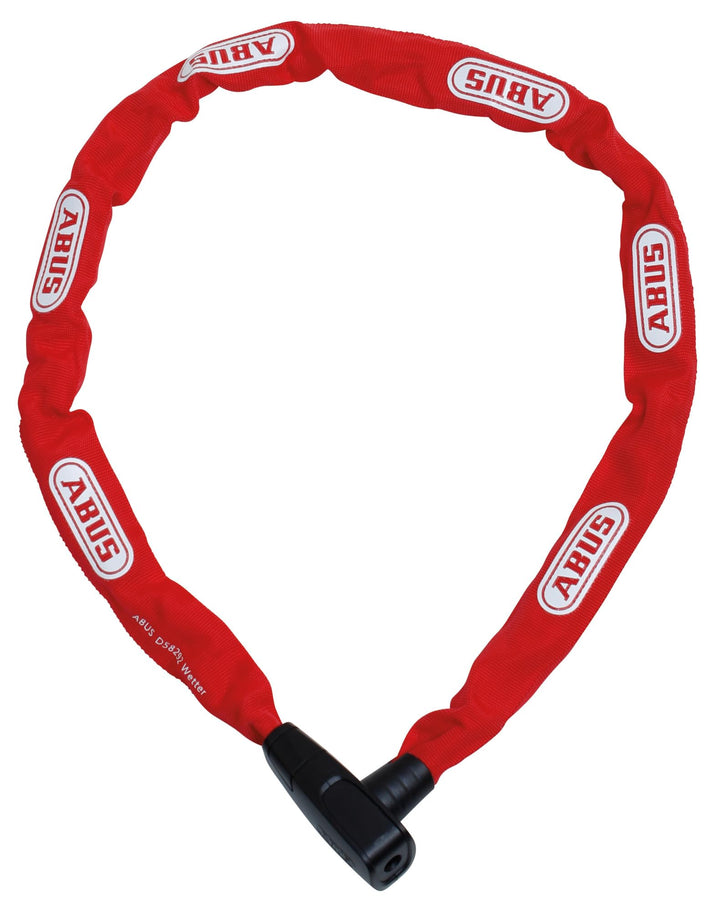 ABUS Unisex – Erwachsene 6800/85 BK 2.0 Kettenschlösser 110 cm Rot, 110 cm Rot