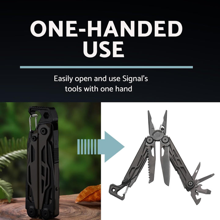 Edelstahl Multitool Zange mit 25 Werkzeugen Gürteltasche Einschliesslich Messern, Zangen, Säge, Öffn