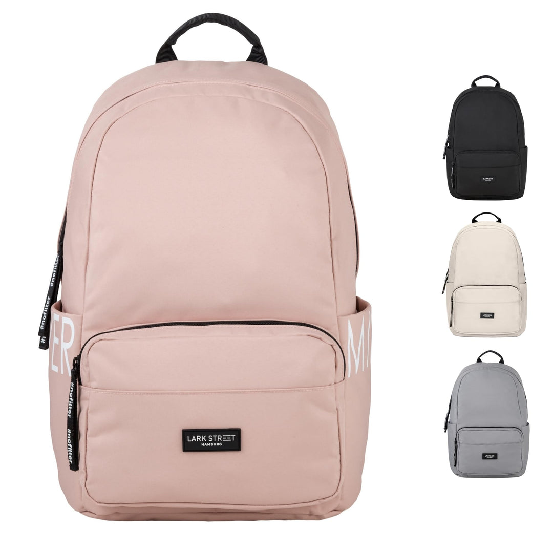 LARKSON Schulrucksack Mädchen & Jungen Teenager - No 3 - Rucksack Damen & Herren für Schule - 16" La
