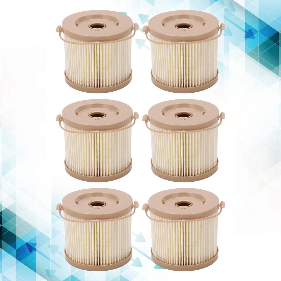 6 Stück Kraftstofffilter Element Wasserabscheider Kit Öl-Wasser-Filter-Kit Auto-Kraftstofffilter Was