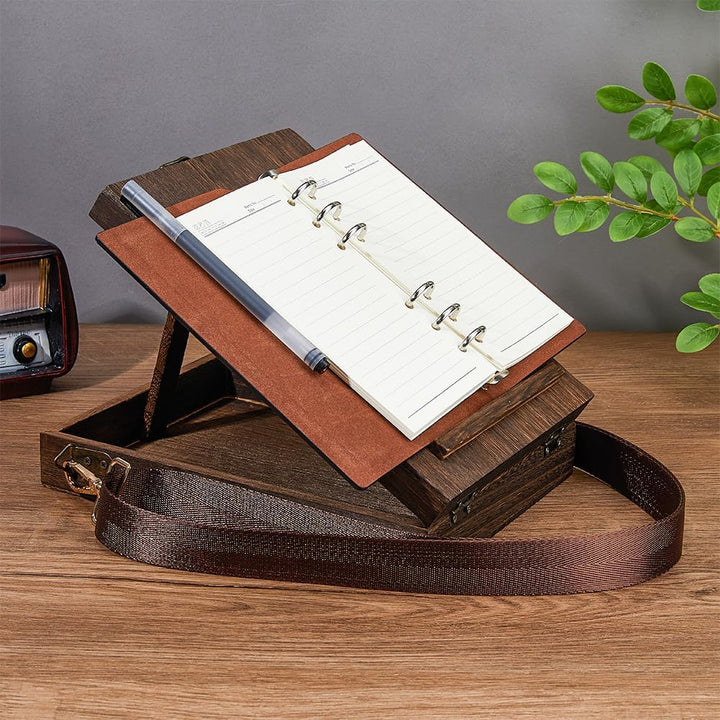 SUPERFINDINGS Schreiber Messenger Holzkasten Tischstaffelei Kasten Malpinsel Werkzeug Aufbewahrungsk