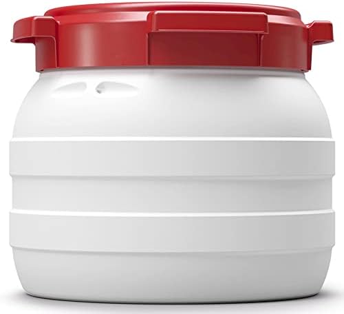 Seilflechter Set mit 2 Stück 10,0 Liter Curtec Kunststofffass mit Schraubdeckelverschluss