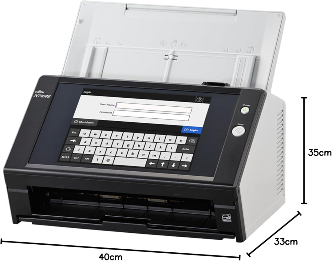 Fujitsu N7100E Dokumentennetzwerk-Scanner, PA03706-B301