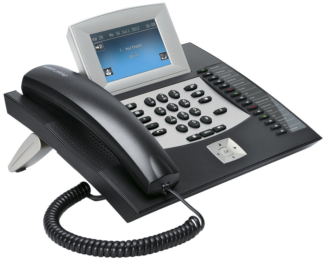 Auerswald COMfortel 2600 Telefon mit Anrufbeantworter und Freisprecheinrichtung (10,9 cm (4,3 Zoll)