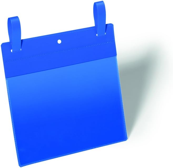 Durable Gitterboxtasche (A5 quer) Packung à  50 Stück blau, 174907 A5 Querformat, A5 Querformat