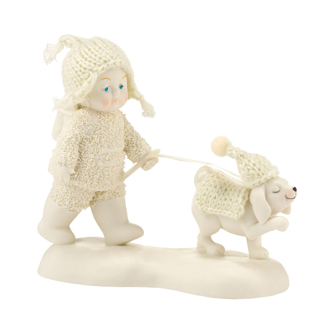 Department 56 Snowbabies Porzellan-Figur Hundetage des Winters, 11,4 cm, Weiss