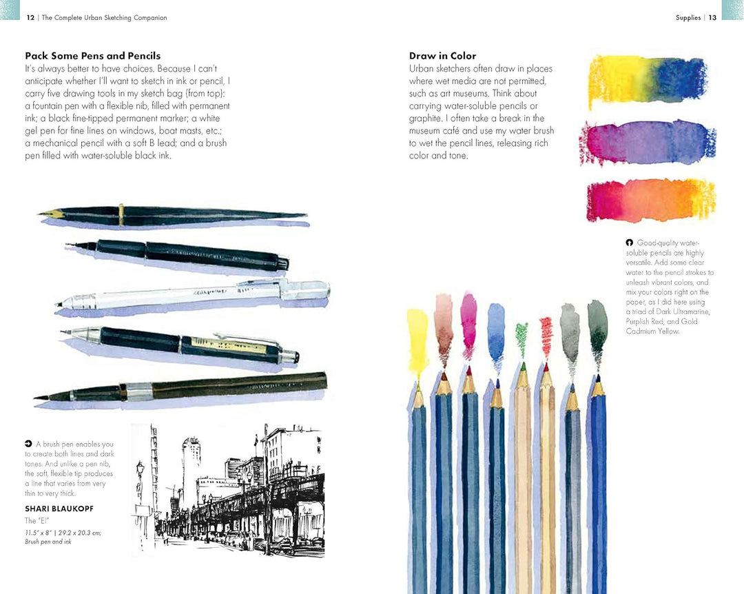 The Complete Urban Sketching Companion: Essential Concepts and Techniques from The Urban Sketching H