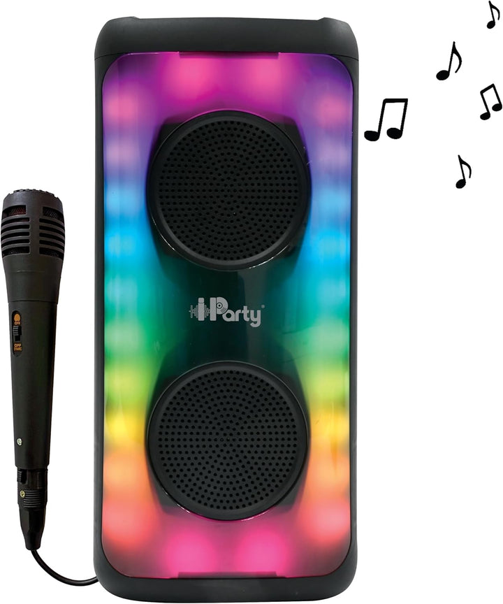 Lexibook iParty®, Tragbarer Bluetooth®-Lautsprecher mit Mikrofon, Leistungsstarker Klang, Mehrfarbig